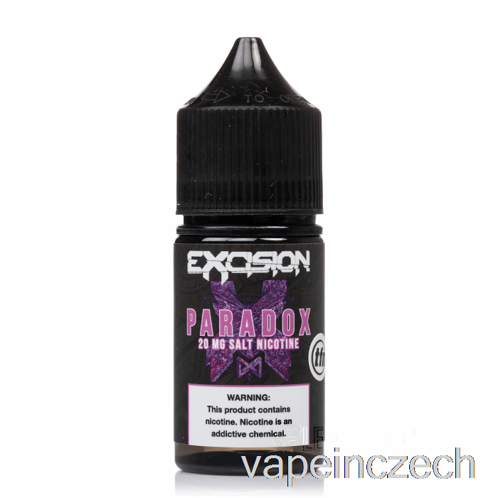 Paradox - Excision Salt - Alt Zero - 30ml 40mg Vape Per